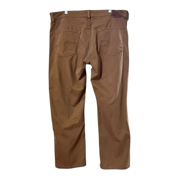 AG Adriano Goldschmied The Protege Men’s 38 X 36 Camel Straight Leg Pants - Picture 3 of 7